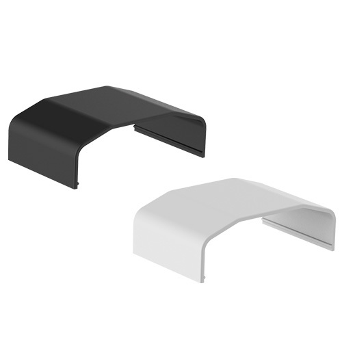 Brateck Plastic Cable Cover Joint  Material:ABS Dimensions 64x21.5x40mm - White thumbnail 2