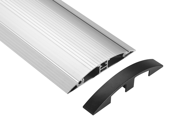 Brateck Aluminum Floor Cable Cover - 1104x139mm Material:Aluminum,ABS Dimensions 1104x139x22mm thumbnail 2
