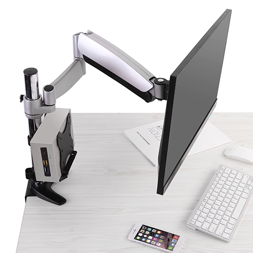 Brateck Adjustable Multifunctional Thin Client Mount (NUC) Weight Capacity 5kg Depth Range 17mm-70mm thumbnail 3