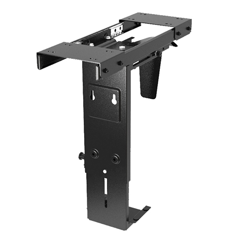 Brateck Adjustable Under-Desk ATX Case Mount with Sliding track, Up to 10kg,360° Swivel （LS） thumbnail 4