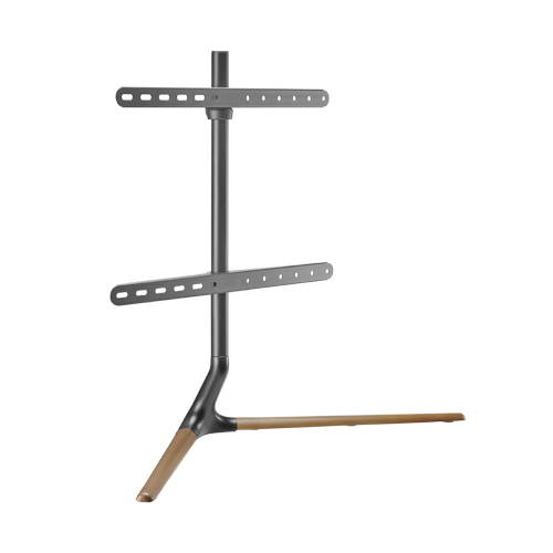 Brateck Modern Linear Tabletop TV Stand For 49"-70" TVs, Weight Capacity: 40kg -- Matte Black & Walnut 970x350x765mm