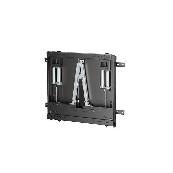 Brateck Manual Height-Adjustable Display Wall Mount for most 75"-90" TVs Weight Capacity: 60~90kg, VESA Compatible: 200x200 up to 800x600 Black thumbnail 2