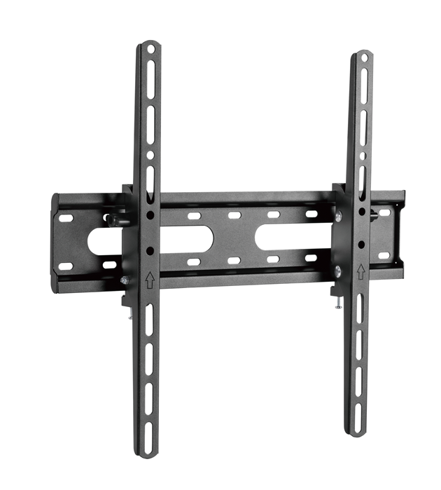 Brateck KL31-44T Super Economy Tilt TV Wall Mount, Fit Screen Size: 32"-70" Up to 45 KG, Fine Texture Black,53x435x420mm (new)
