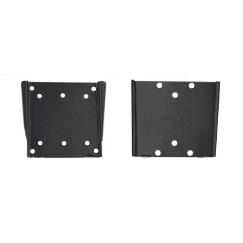 Brateck 2 Piece LCD Wall Mount VESA  50mm/75mm/100mm 13" -27"up to 30 Kg, Fine Texture Black, 15x140x120mm