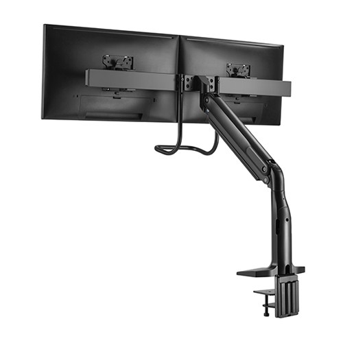 Brateck Dual Monitors Select Gas Spring Aluminum Monitor Arm Fit Most 17‘-35’ Monitors Up to 10kg per screen VESA 75x75/100x100 thumbnail 2