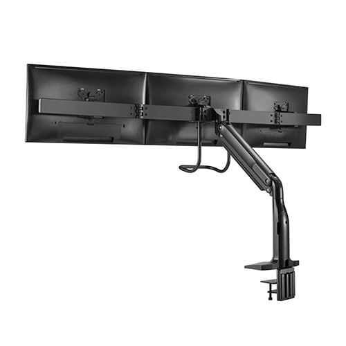Brateck Triple Monitors Select Gas Spring Aluminum Monitor Armt Fit Most Screen Size 17"-32" up to 6.5kg VESA 75x75/100x100 thumbnail 2