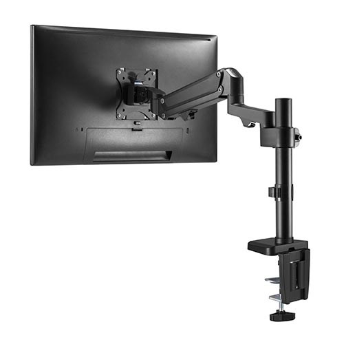 Brateck Single Monitor Heavy-Duty Aluminum Gas Spring Monitor Arm Fit Most 17" - 35" Monitors Up to12kg per screen VESA 75x75/100x100 thumbnail 2