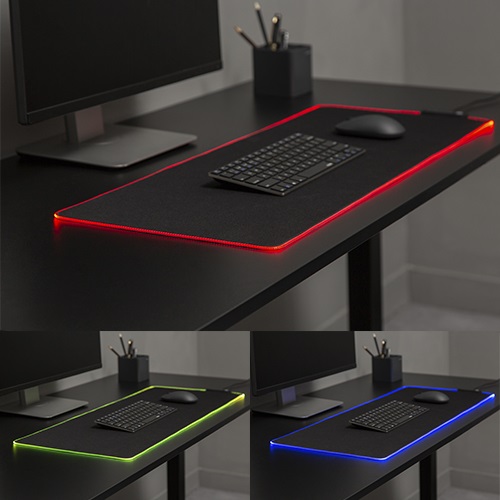 Brateck Large RGB Gaming  Mouse PAD, 800x300x4mm, reduces resistance and ensure easy mouse movements thumbnail 3