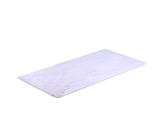 Brateck MP10-1 800mmx400mm Stylish Desk Pad Marbled White, 800x400x4mm, reduces resistance and ensure easy mouse movements